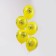 Latex ball 12 “Happy birthday, comic book 2”, pastel, set of 5 pcs., Color yellow