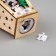 Christmas tree toy "Lantern with a snowman", from batteries, a glow of warm white