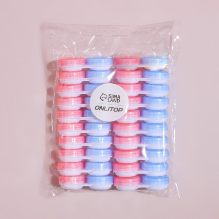 Container for contact lenses "Cold", packing 20 pcs, color mix-4