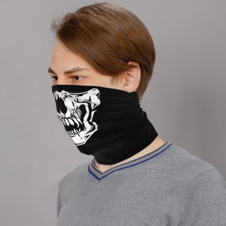 Lucosa Silk Black Skull, P-019/1 bandan-3