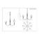 Suspended EVOLUCE lamp. Sle1115-203-08. Vinci. 8x60 watts, E14, 80x80x52 cm, color pink gold