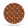 Graking on the Christmas Radiance table, round, oxford, elastic band, size 120x120 cm, diameter 75-100 cm
