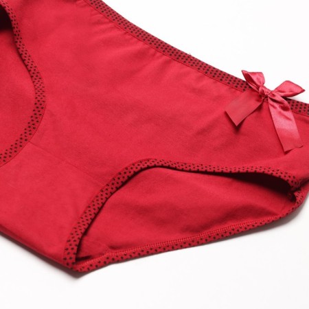 Women's cowards, red color, size 50-52-1