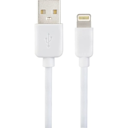 Perfeo cable, Lightning - USB, 2 A, 2 m, white