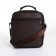 Male bag on lightning, long belt, brown color