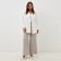 Women's jacket with a belt Mist Plus-Size, r.54, white