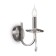 Wall lamp 40W, 1HE14, 20x17.8 cm, nickel