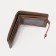 Wallet on the button, brown color
