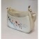 Women's bag ADEL beige with flowers
