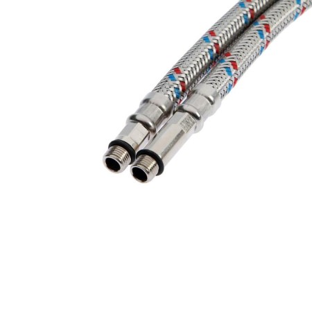 Flexible eyeliner for the Accoona A490-5, M10, 50 cm, set 2 pcs, stainless steel-2