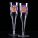 A set of plastic glasses for champagne "Bright DR", mix, 150 ml