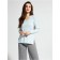 Pulover Women's elongated knitted Conte Elegant, Size S, Pastel Blue Color