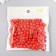 Beads for creativity tree "Red Nega" D-0.8 cm, set of 20 g