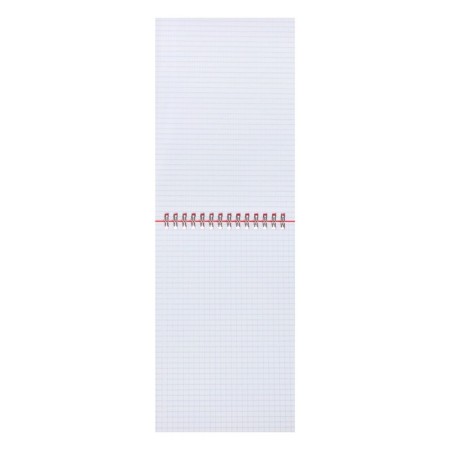Notepad A5, 60 sheets on the crest, plastic cover, red-4