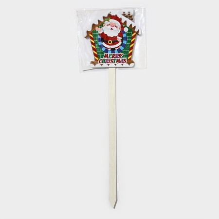 Topper decorative "Santa Claus and House" 21x67 cm-6