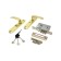 Soldem-shaped border ZV 9-8/13, with a pen, without c/m, brass color