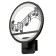 Sconces 2497/1 LED 15W 4000k black 24x24x30 cm