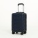 Small suitcase 18 "on lightning, code castle, 4 wheels, blue color