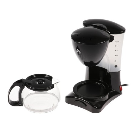 Coffee machine Luazon LKM-651, drip, 650 W, 0.6 l, black-4