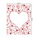 The tablecloth “Heart from flowers”, rectangular, Saten, size 145x180 cm
