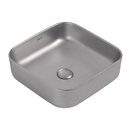 ABBER RECHTECK AC2211MS, invoice, 385x385x135 mm, silver color, matte