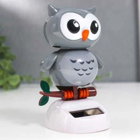 Owl "Owl on the branch" 6.5x6x10 cm-1
