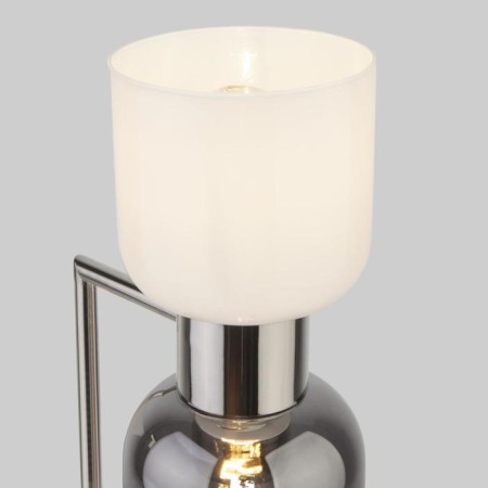 Tandem table lamp, 2x60W E27, Nickel color-2
