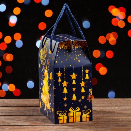 Gift box "Rozhdestvenskaya" 14 x 9 x 20 cm-2