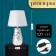 Kiddy table lamp E14 40W silver 20x20x34 cm