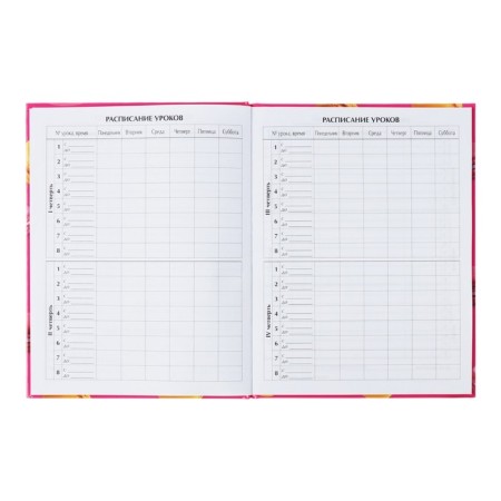 Universal diary for grades 1-11, Makaruns, solid cover 7BC, glossy lamination, 40 sheets-6