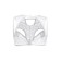 Bralett Erolata Lingerie Collection, size 42-44, white color