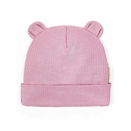 Children's cap Amarobaby Fashion Bear, size 38-40, pink color-1