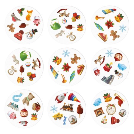 New Year's board game "New Year: Dubbl", 55 cards, 5+-2