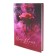 The diary is low on the stitch, A5, 160 sheets, cardboard 7BC, matte lamination, selective varnish "Delicate flower"