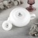 Teapot porcelain blanket Wilmax, 800 ml, white color