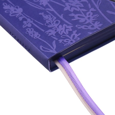 Set gift Escalada Diary A5 120 sheets, soft cover of artificial leather, foil embossing, pancake embossing, block 70 g/m2, lilac + pen + pen.-4
