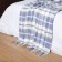London blanket, size 140x200cm, white/gray/blue color