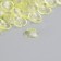 Beads for creativity Plastic "Busy Hat" set 50 pcs Transparent yellow 0.4x1x1 cm