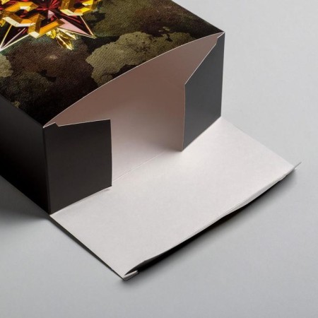 Gift folding box, packaging, “February 23”, 16 x 23 x 7.5 cm-3