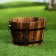 Set of wooden casper, oval 22x18x14cm