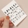 Nail stickers "Geometry", black/white color