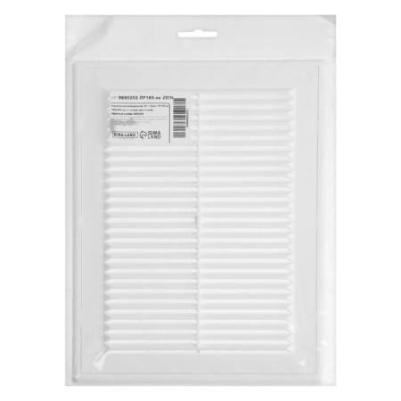 Ventilation grate Zein Lux LP185-OK, 185 x 255 mm, mesh, detachable, check valve-8