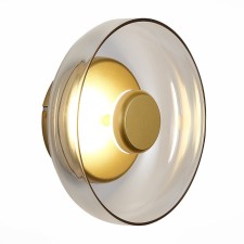 Wall lamp ST LUCE. SL6002.201.01. Lazio. 1x7 W, LED, 4000K, 420 LM, 23x23 cm, golden color