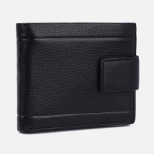Male purse on a magnet, black color