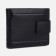 Male purse on a magnet, black color