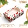 New Year. Folding box, confectionery packaging with the Window "New Year's Pattern", 25 x 15 x 7 cm