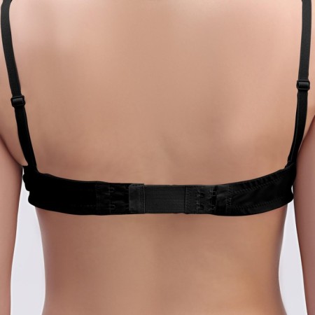 Brutter's fastener for a bra, 3 rows 2 hooks, 3.2 × 10.5 cm, 5 pcs, black color-4