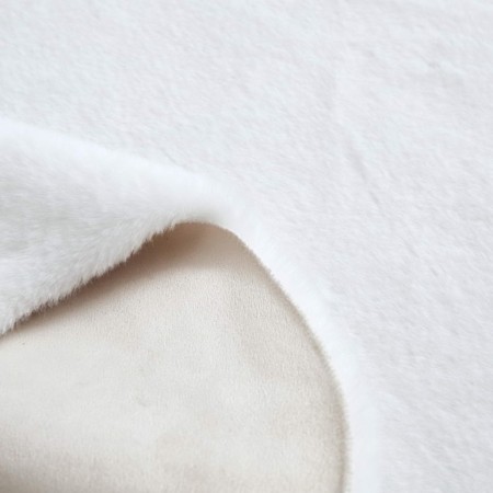 Plush mat Sofi de Marko, size 60x90 cm, white color-3