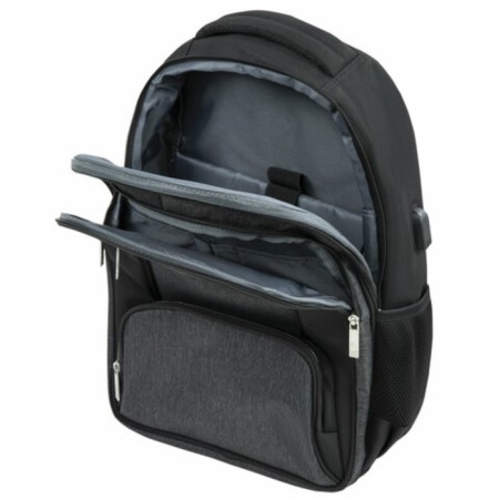 Brauberg Functional backpack with a laptop department, 2 compartments, USB port, "Secure", 46x30x18 cm, 270751-3