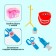 Dentist's set "Heading teeth" in a suitcase, mix